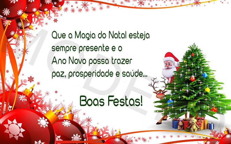 Feliz Natal e um 2019 com Amor, Saúde e Prosperidade!