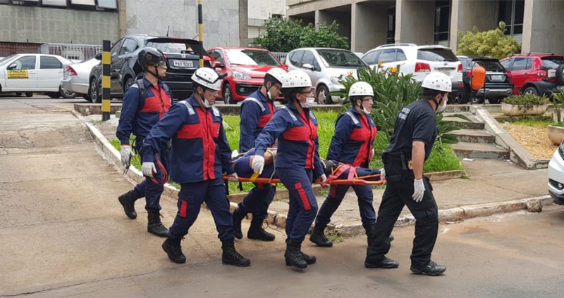 TRF1 Realiza Exercício de Simulado de Abandono